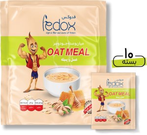 میان وعده جودوسر عسل و پسته فدوکس 60 گرم