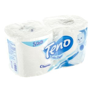 دستمال توالت تنوکلاسیک سه لایه 2قلو