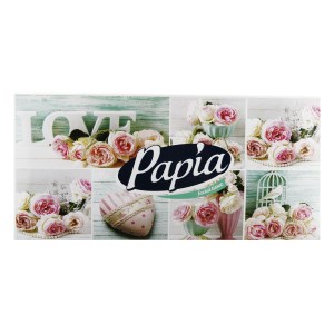 دستمال کاغذی پاپیا دولایه 100 برگ