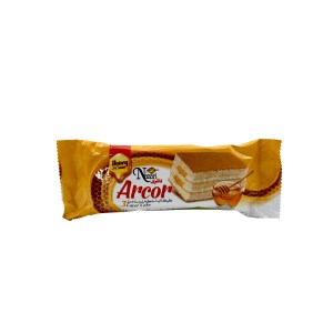 کیک سه لایه ارکو نظری عسلی 60 گرم 24عددی