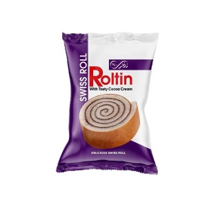 کیک رولتی نظری شیری کرم کاکائویی65 گرم بسته 24 عددی