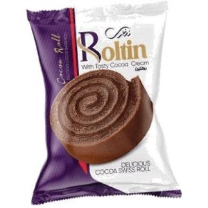 کیک رولتی نظری کاکائویی65 گرم بسته 24 عددی