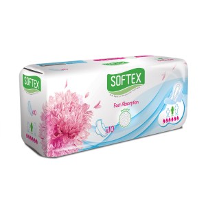 نوار بهداشتی بالدار فلاف بزگ مشبک 10 عددی سافتکس