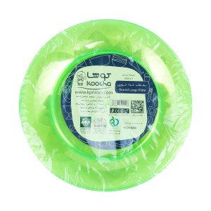 بشقاب غذاخوری کوشا یک بار مصرف 6 عددی