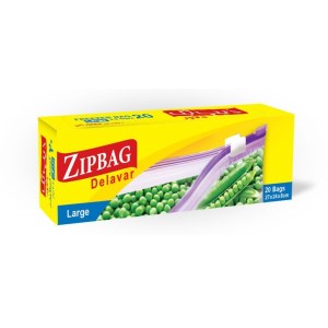 زیپ بگ سایز بزرگ دلاور 20 عددی سایز 8*24*27