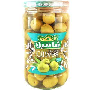 زیتون شور معمولی فامیلا 680گرم