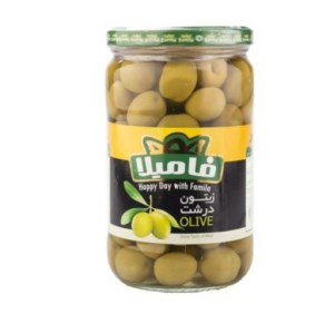 زیتون شور ویژه باهسته درشت فامیلا 650گرم