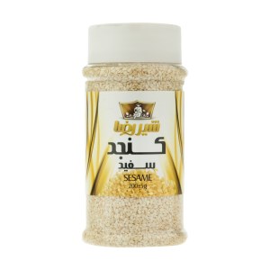 کرم کنجد ساده شیشه 200 گرم