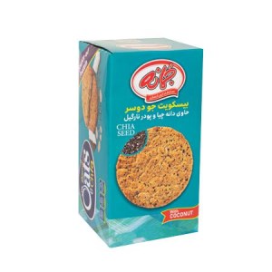 بیسکویت جمانه چیا نارگیلی بسته 185 گرم