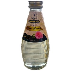نوشیدنی بیدمشک شیشه درین گل 300 سی سی