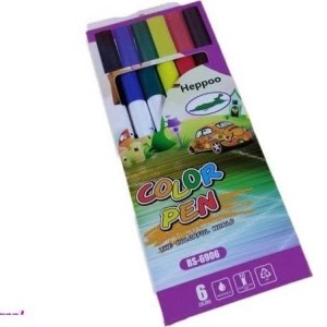 ماژیک هیپو 6 رنگ کد 6906