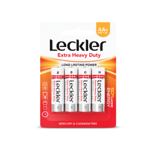 باطری قلمی کربن زینک کارتی 4عددی leckler