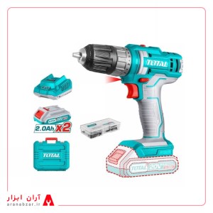 دریل شارژی توتال 20 ولت