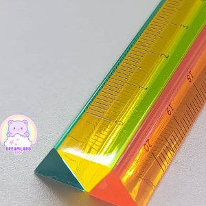 خط کش سه گوش رنگی میلان 14 سانت