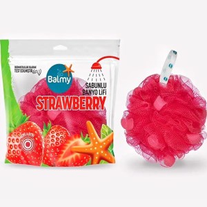 لیف و اسفنج حمام صابون دار توت فرنگی بالمی Balmy
