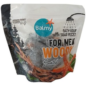 لیف و اسفنج حمام صابون دار چوبی بالمی Balmy
