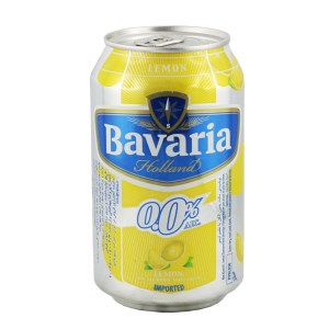 نوشیدنی گازدار باواریا لیمویی 330 میل زرد