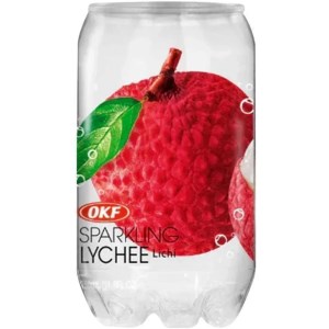 اب گازدار با طعم لیچی OKF او کی اف 350 میل