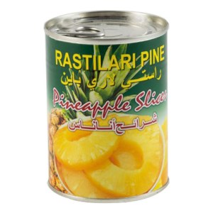 کمپوت اناناس خارجی راستی لاری پاین 565گرم حلقه ای